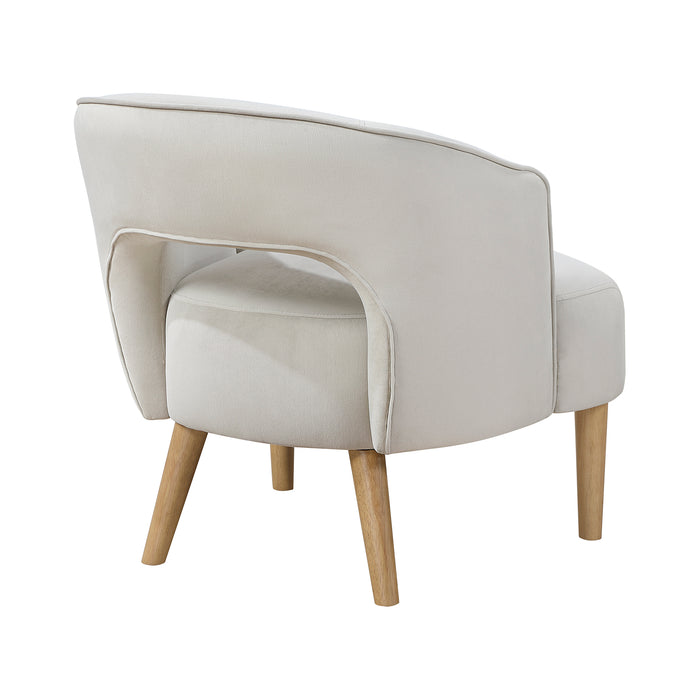 OakvillePark Mirawood Velvet Accent Chair
