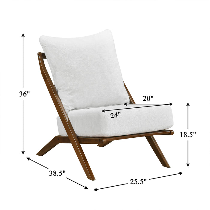OakvillePark Ovela Textured Fabric Accent Chair