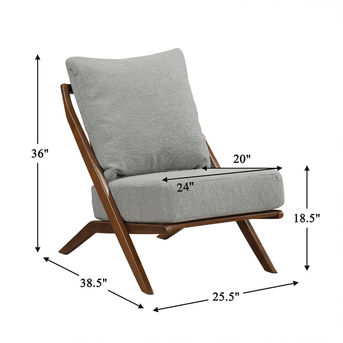 OakvillePark Ovela Textured Fabric Accent Chair