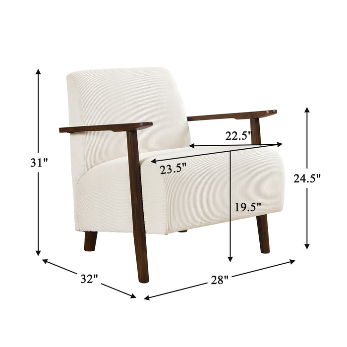 OakvillePark Aralune Corduroy Accent Chair