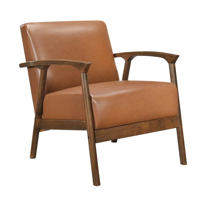 OakvillePark Tresthaven Faux Leather Accent Chair