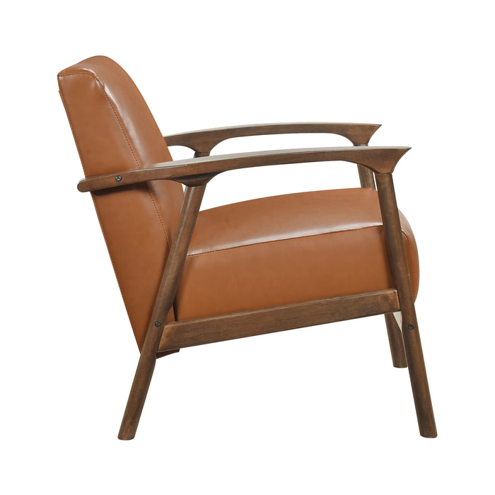 OakvillePark Tresthaven Faux Leather Accent Chair
