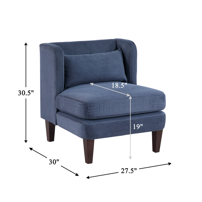OakvillePark Terncliffe Corduroy Accent Chair