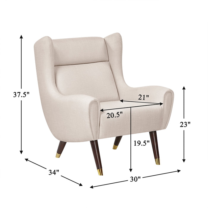OakvillePark Calista Textured Fabric Accent Chair