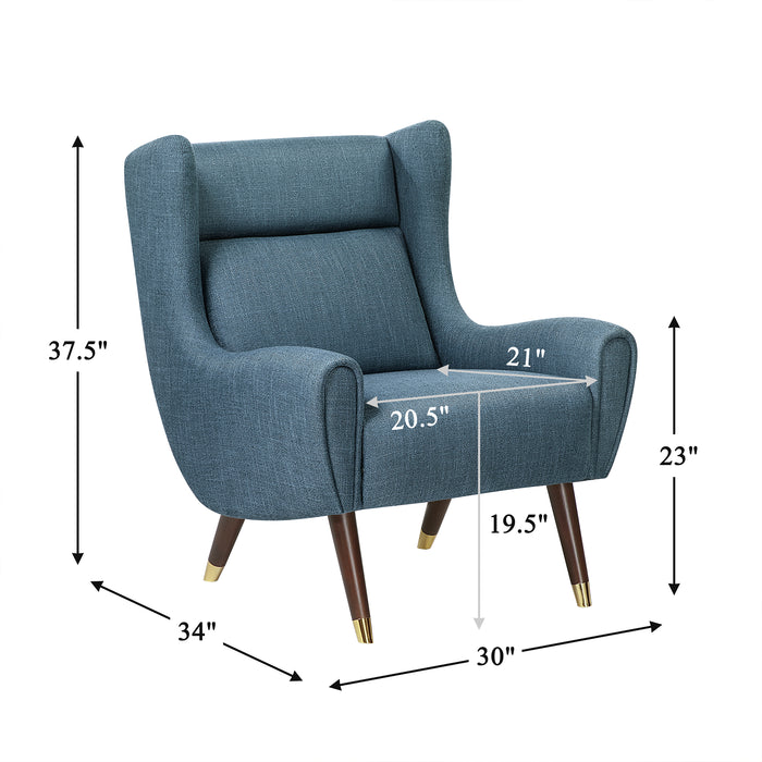 OakvillePark Calista Textured Fabric Accent Chair