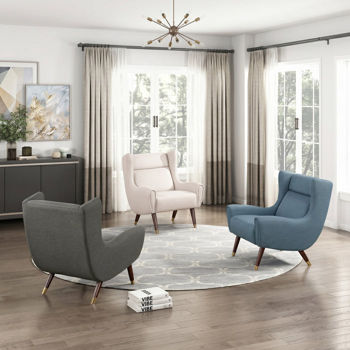 OakvillePark Calista Textured Fabric Accent Chair