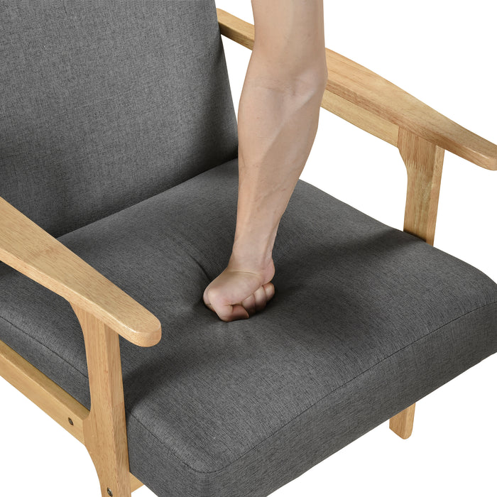 OakvillePark Harrowveil Textured Fabric Accent Chair