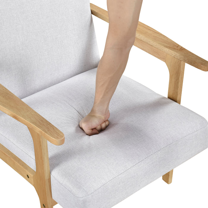 OakvillePark Harrowveil Textured Fabric Accent Chair