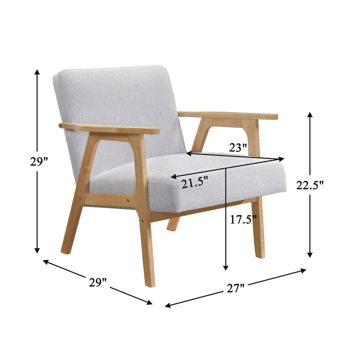 OakvillePark Harrowveil Textured Fabric Accent Chair