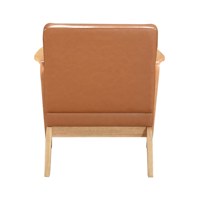 OakvillePark Loxbury Faux Leather Accent Chair