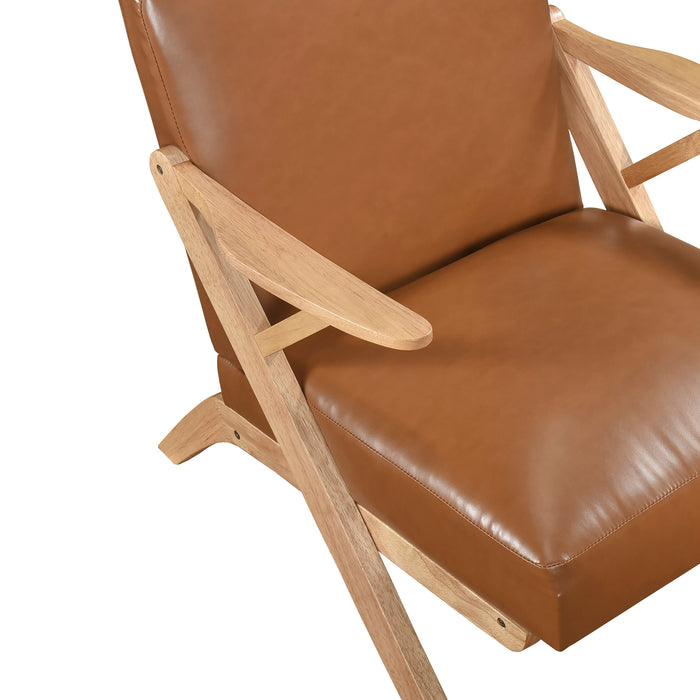OakvillePark Loxbury Faux Leather Accent Chair