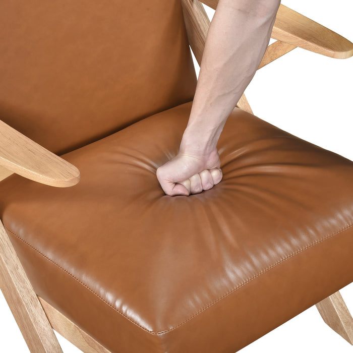 OakvillePark Loxbury Faux Leather Accent Chair