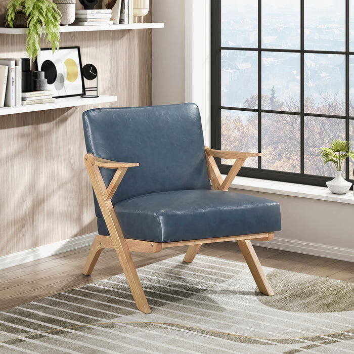 OakvillePark Loxbury Faux Leather Accent Chair