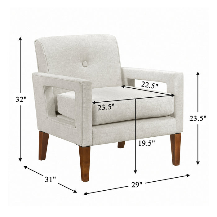 OakvillePark Vanton Chenille Accent Chair