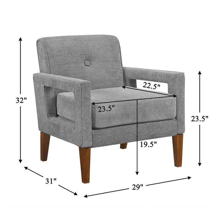 OakvillePark Vanton Chenille Accent Chair