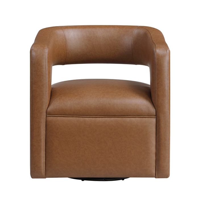 OakvillePark Azura Faux Leather Swivel Chair