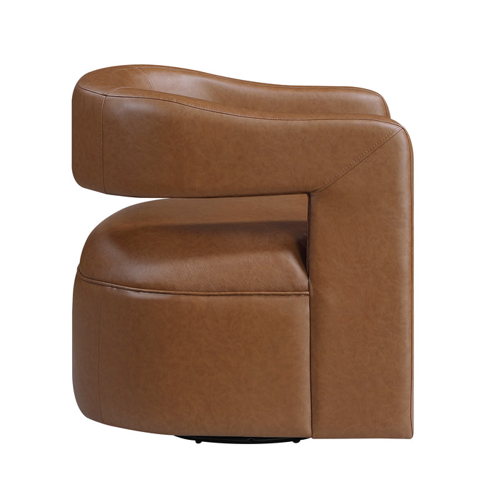 OakvillePark Azura Faux Leather Swivel Chair