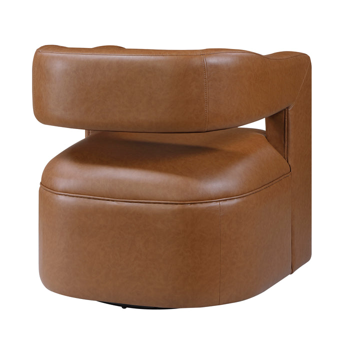 OakvillePark Azura Faux Leather Swivel Chair
