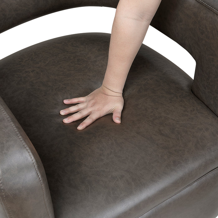 OakvillePark Azura Faux Leather Swivel Chair