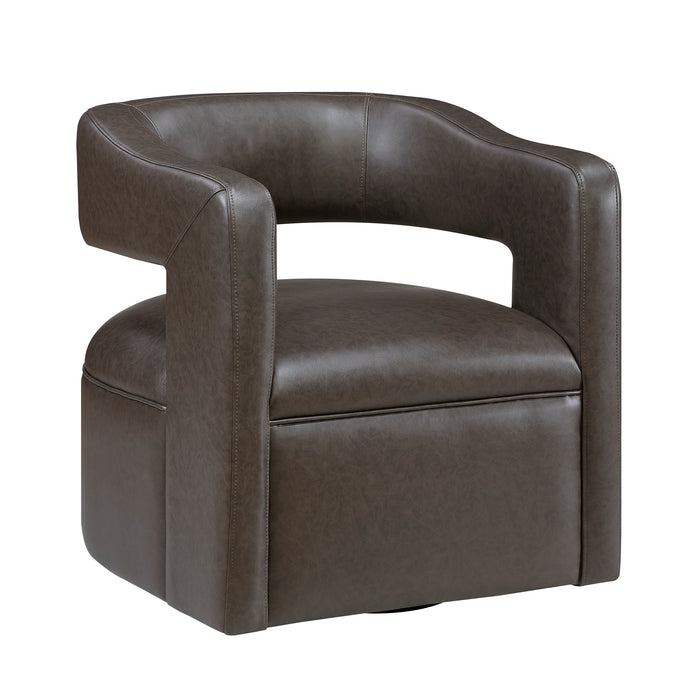 OakvillePark Azura Faux Leather Swivel Chair