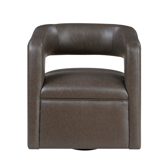 OakvillePark Azura Faux Leather Swivel Chair