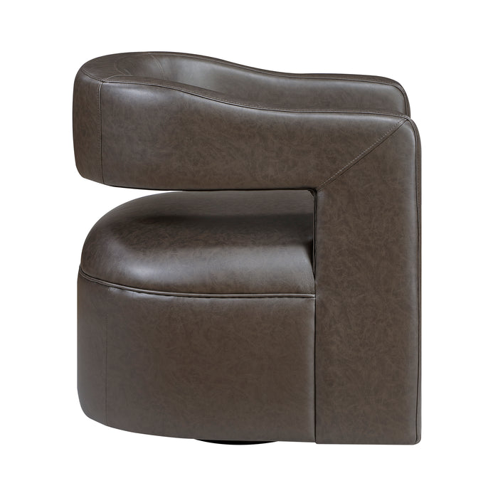 OakvillePark Azura Faux Leather Swivel Chair