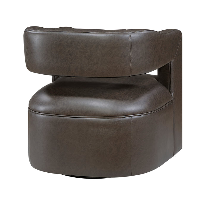 OakvillePark Azura Faux Leather Swivel Chair