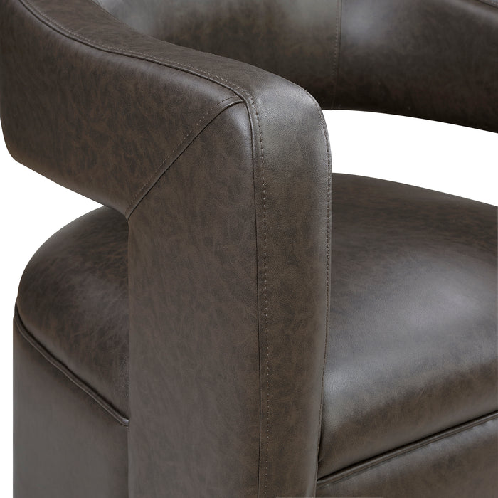 OakvillePark Azura Faux Leather Swivel Chair