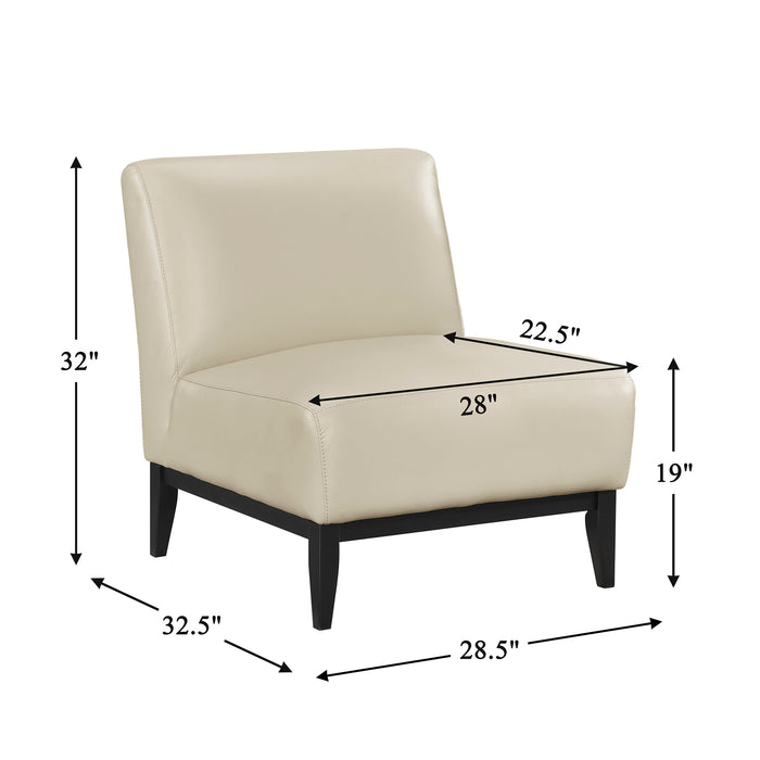 OakvillePark Mossmere Leather Accent Chair
