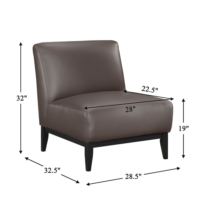 OakvillePark Mossmere Leather Accent Chair