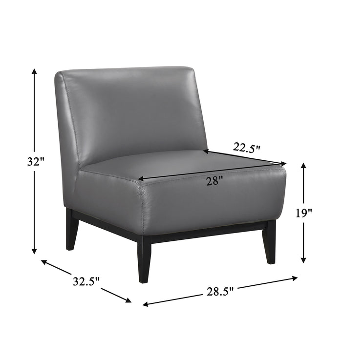 OakvillePark Mossmere Leather Accent Chair