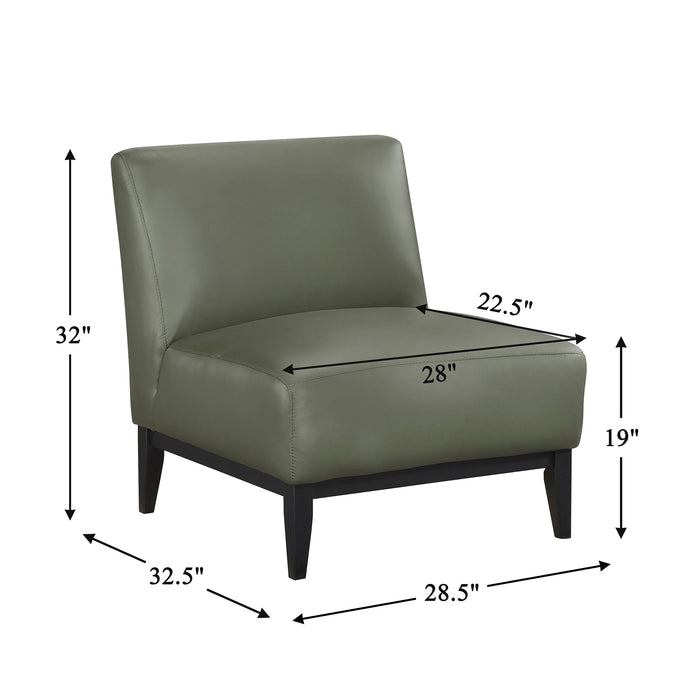 OakvillePark Mossmere Leather Accent Chair