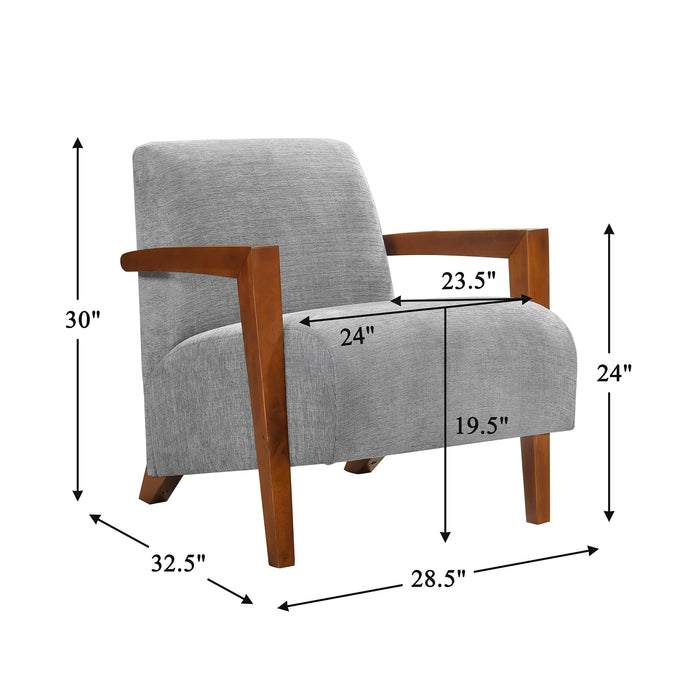 OakvillePark Cindervale Chenille Accent Chair