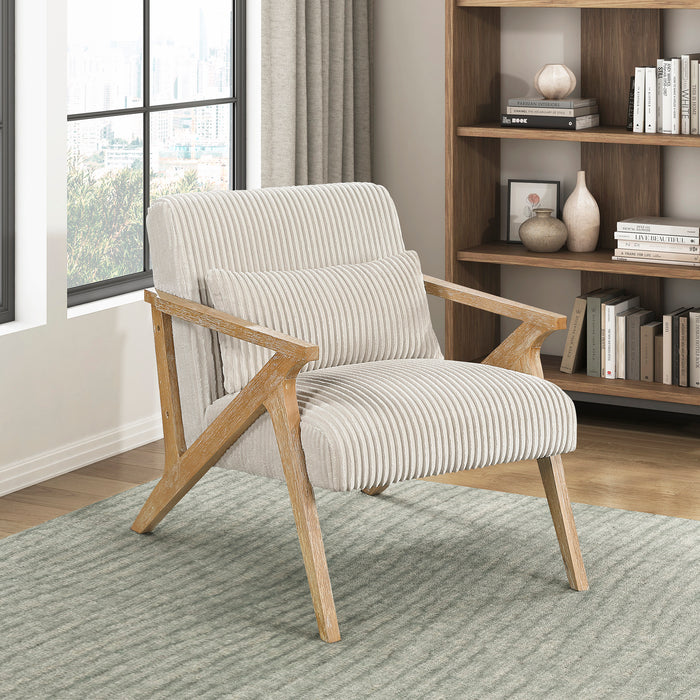 OakvillePark Papyrus Corduroy Accent Chair