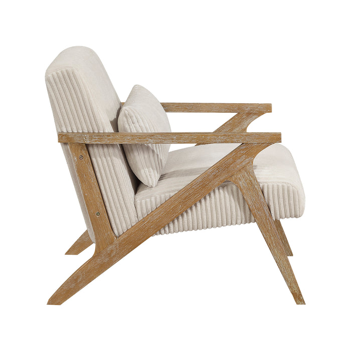 OakvillePark Papyrus Corduroy Accent Chair