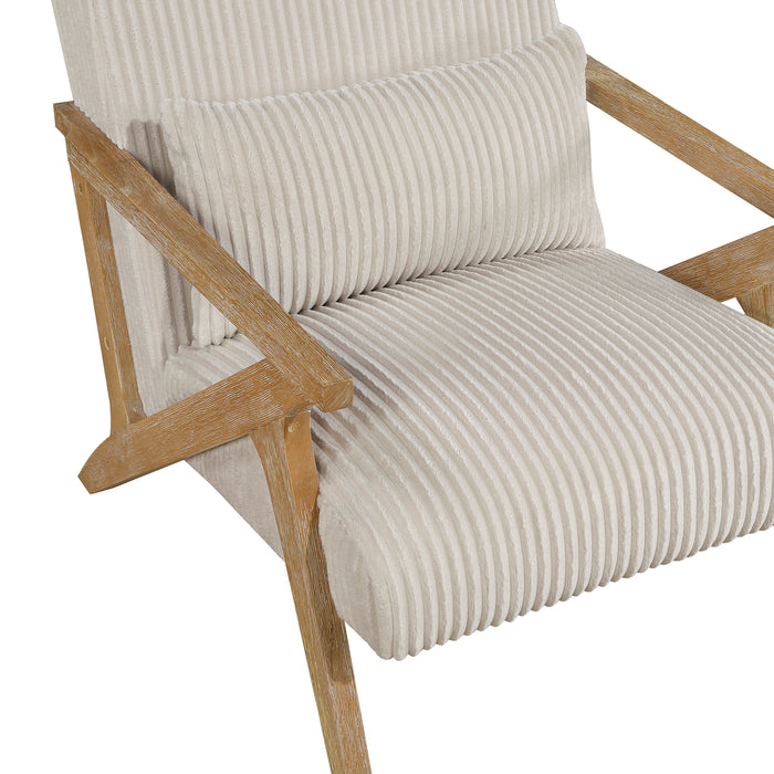 OakvillePark Papyrus Corduroy Accent Chair
