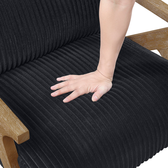 OakvillePark Papyrus Corduroy Accent Chair