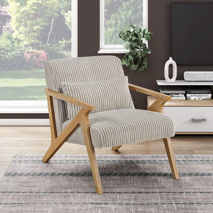 OakvillePark Papyrus Corduroy Accent Chair