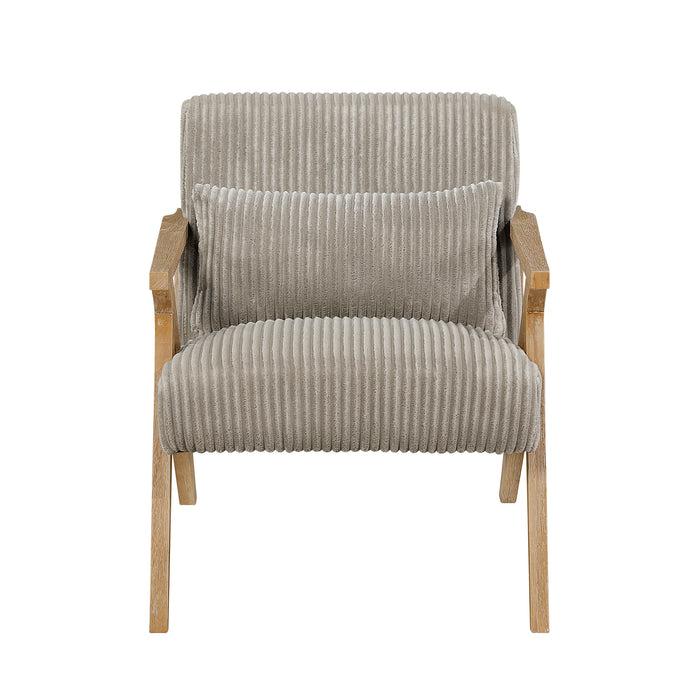OakvillePark Papyrus Corduroy Accent Chair