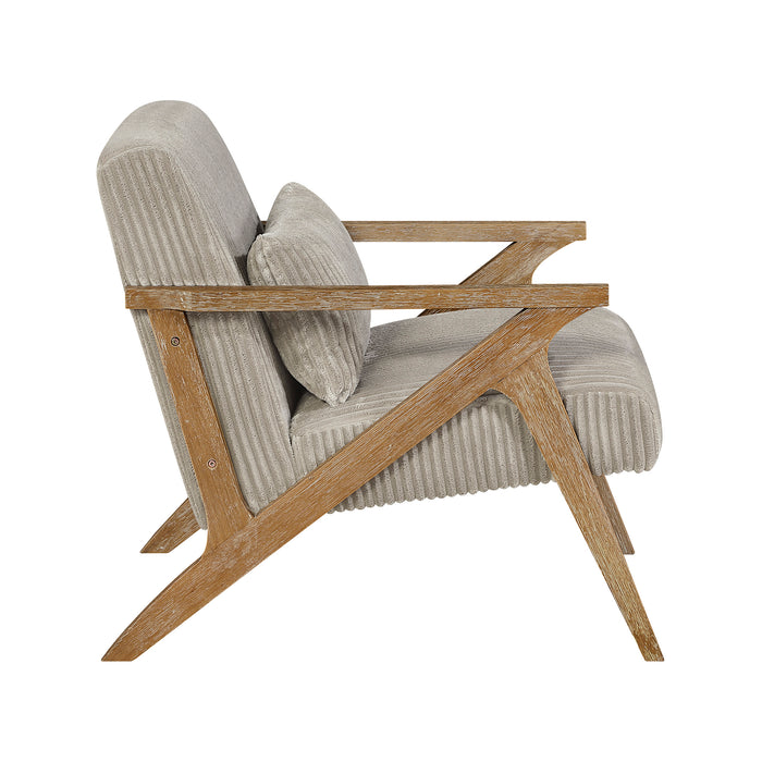 OakvillePark Papyrus Corduroy Accent Chair