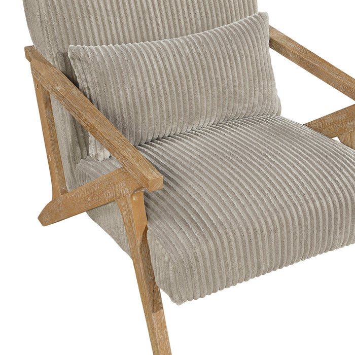 OakvillePark Papyrus Corduroy Accent Chair