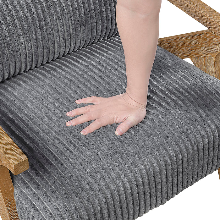 OakvillePark Papyrus Corduroy Accent Chair
