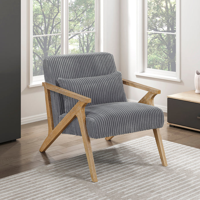 OakvillePark Papyrus Corduroy Accent Chair