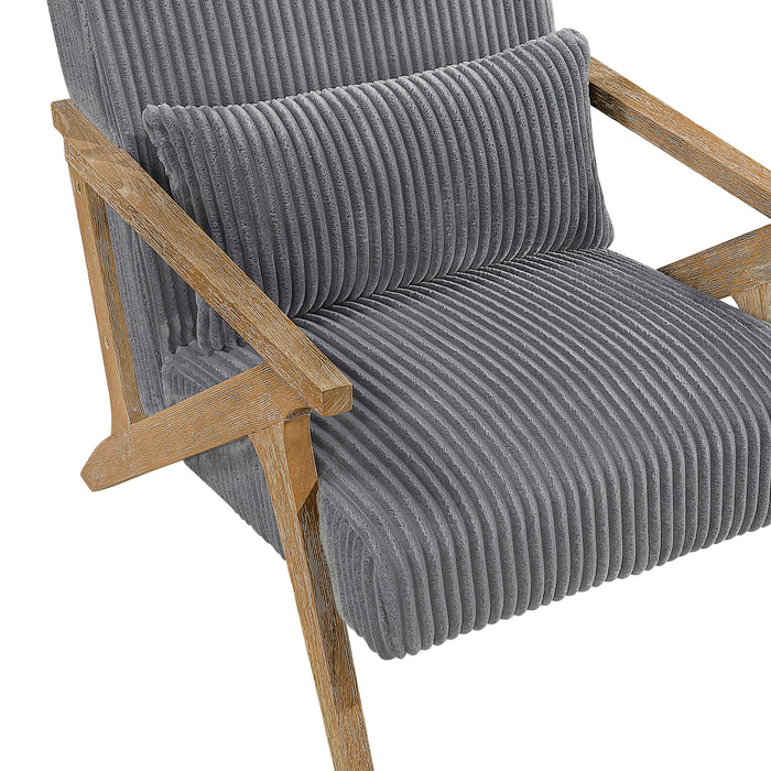 OakvillePark Papyrus Corduroy Accent Chair