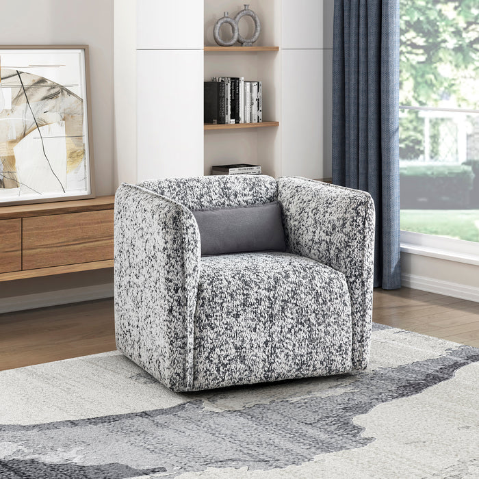 OakvillePark Dawnwillow Jacquard Swivel Chair