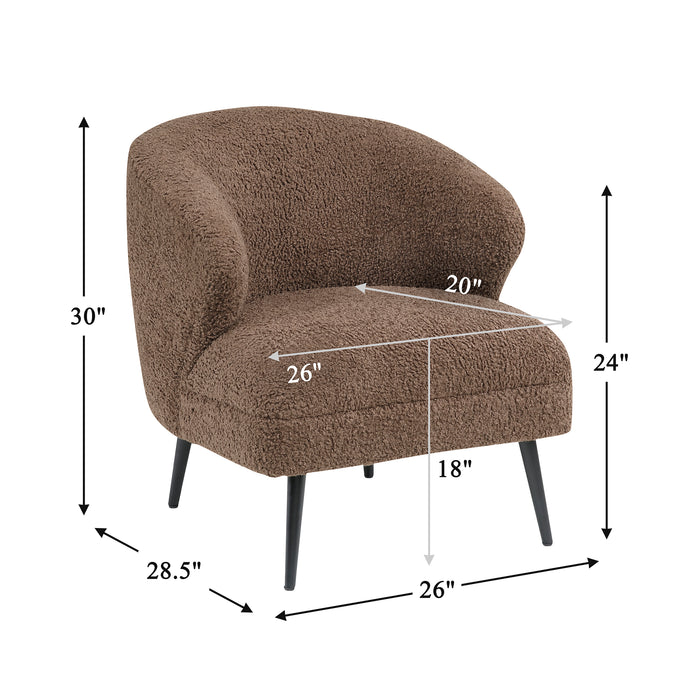 OakvillePark Crestlark Boucle Accent Chair