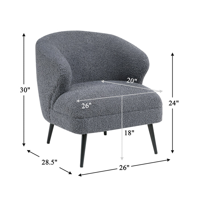 OakvillePark Crestlark Boucle Accent Chair