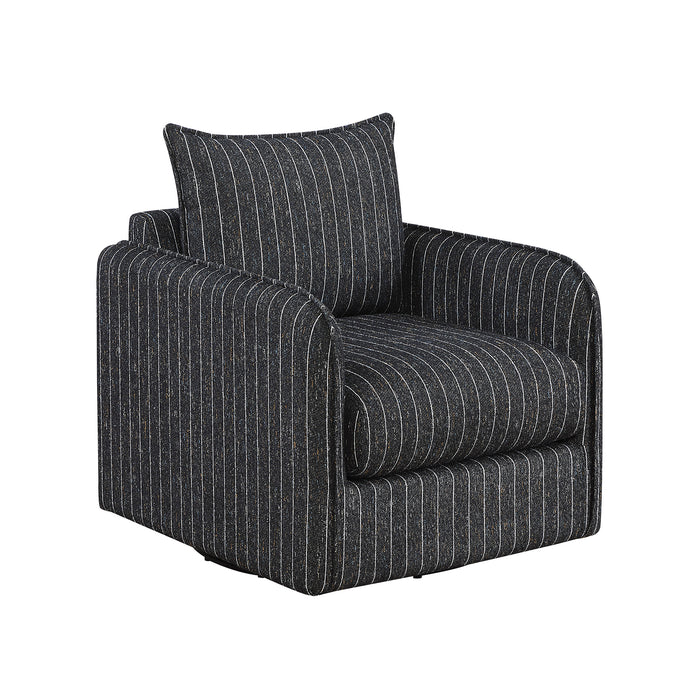 OakvillePark Earl Textured Fabric Swivel Chair