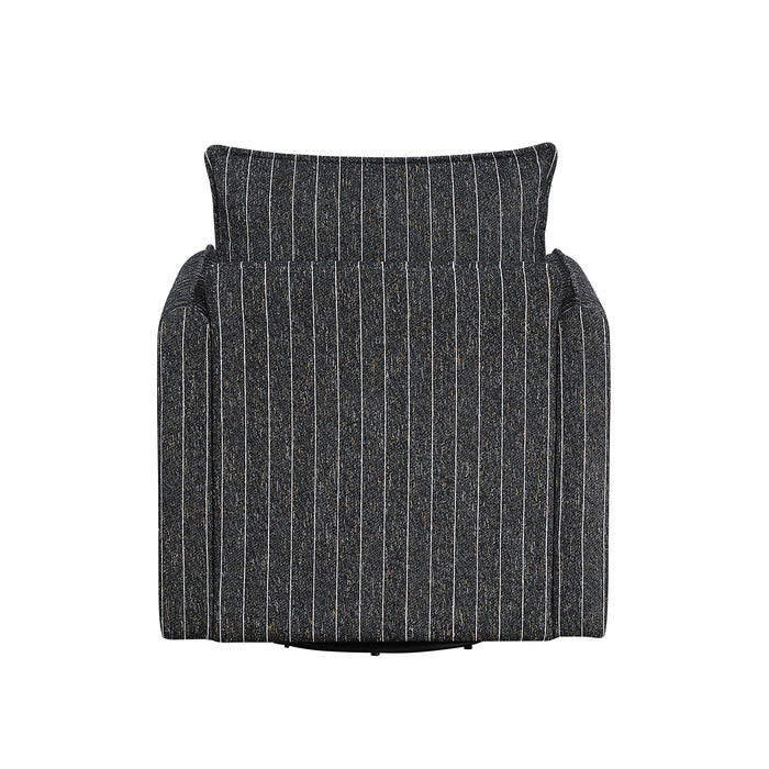 OakvillePark Earl Textured Fabric Swivel Chair