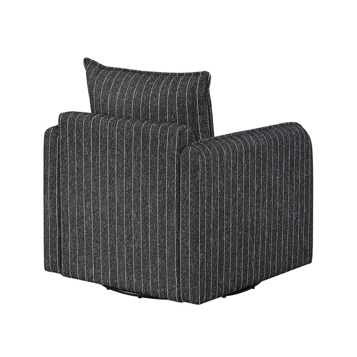 OakvillePark Earl Textured Fabric Swivel Chair